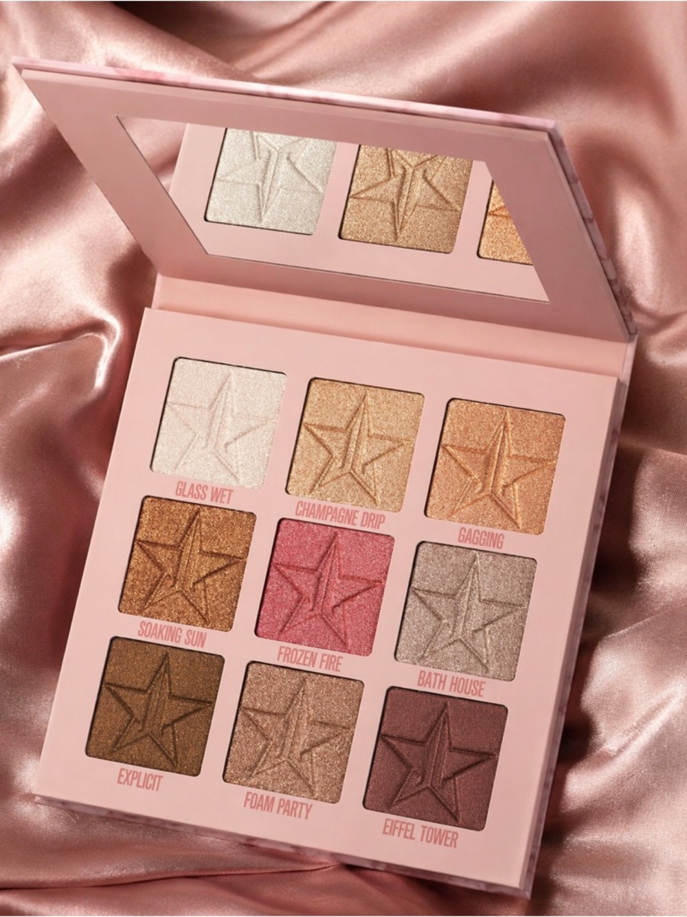 Jeffree Star Pink & Gold Shimmer Eyeshadow Palette